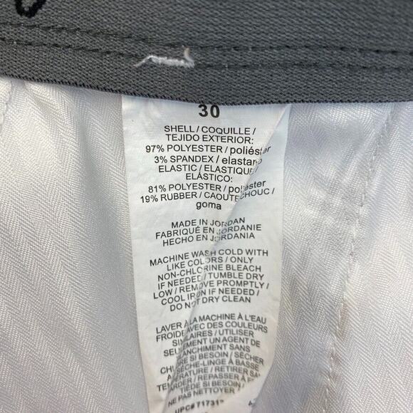 Ben Hogan Shorts Mens 30 Golf Brown Plaid Slash Pockets Activewear Stretch Chino - Picture 3 of 12